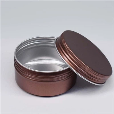100*42 250mm jigarrang, moslashtirilgan bosma alyuminiy quti, konfet uchun qopqoqli