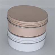 80ml, 80g, 3oz alyuminiy quti alyuminiy qutisi tishli vintlar bilan yuqori qopqoq alyuminiy konserva ishlab chiqaruvchilari ulgurji quyma zaxiralar